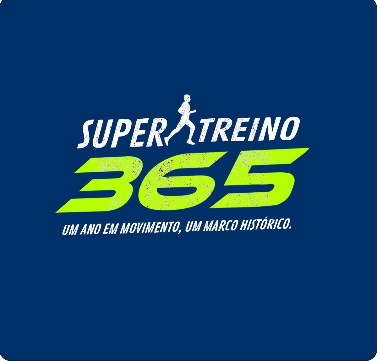 Logo Super Treino 365 — Um ano em movimento, um marco histórico